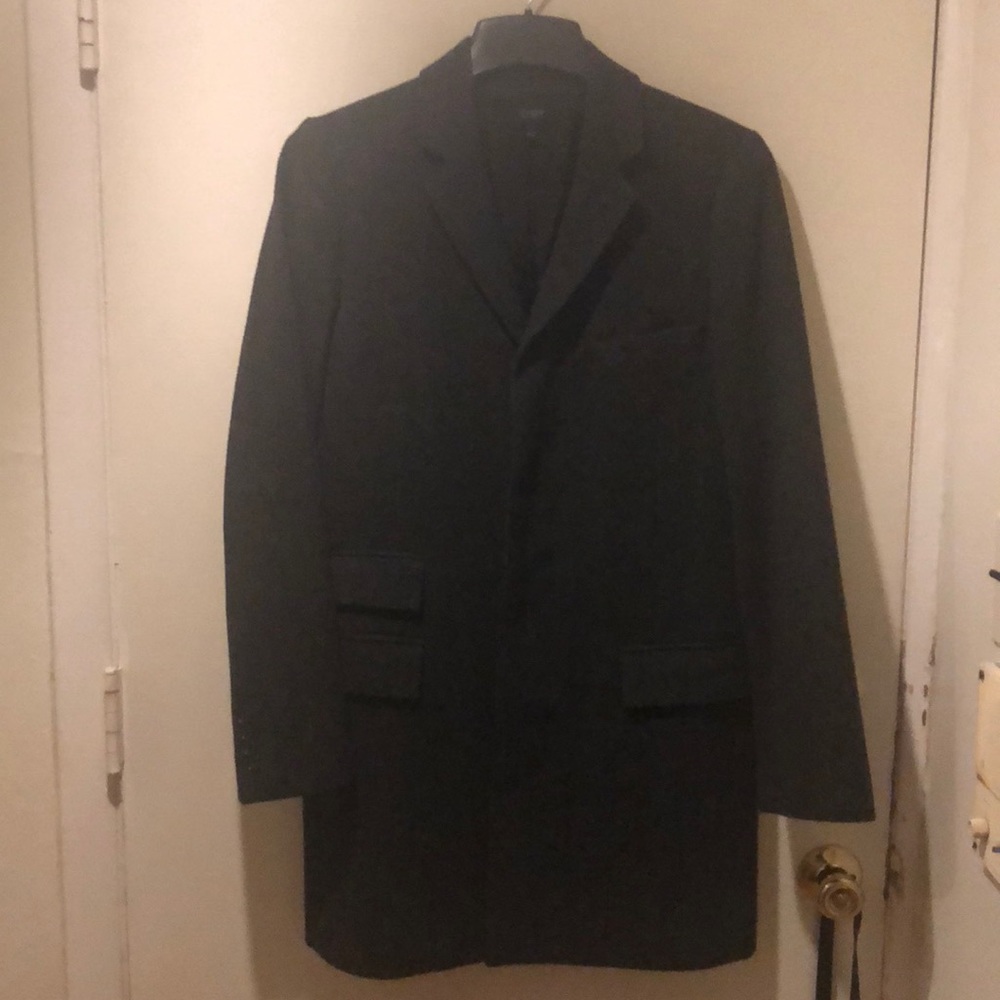 Men’s J.Crew Wool Herringbone Topcoat